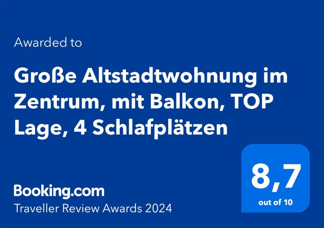 Grosse Altstadtwohnung Im Zentrum, Mit Balkon, Top Lage, 4 Schlafplaetzen Apartment